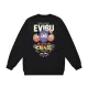 【EVISU 公式旗艦店】エヴィス 丸首の衛衣 スウェット ご好評に付き再入荷 240816