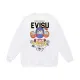 【EVISU 公式旗艦店】エヴィス 丸首の衛衣 スウェット ご好評に付き再入荷 240816