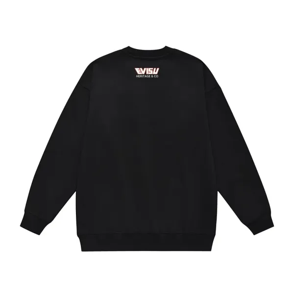 【EVISU 公式旗艦店】エヴィス 丸首の衛衣 スウェット ご好評に付き再入荷 240816