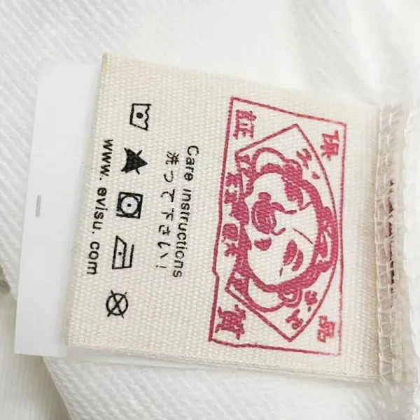 【EVISU 公式旗艦店】エヴィス 丸首の衛衣 スウェット ご好評に付き再入荷 240816