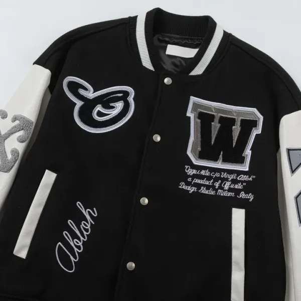 【OFF-WHITE  公式旗艦店】オフホワイト  野球着  ジャケット着ご好評に付き再入荷！241216