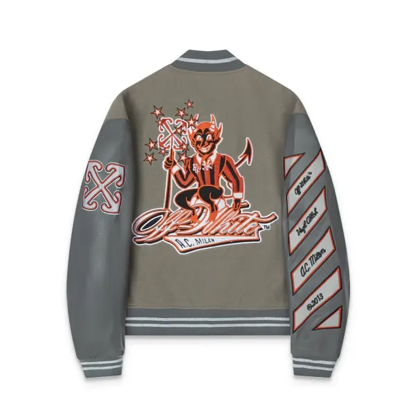 【OFF-WHITE  公式旗艦店】オフホワイト  野球着  ジャケット着ご好評に付き再入荷！241216
