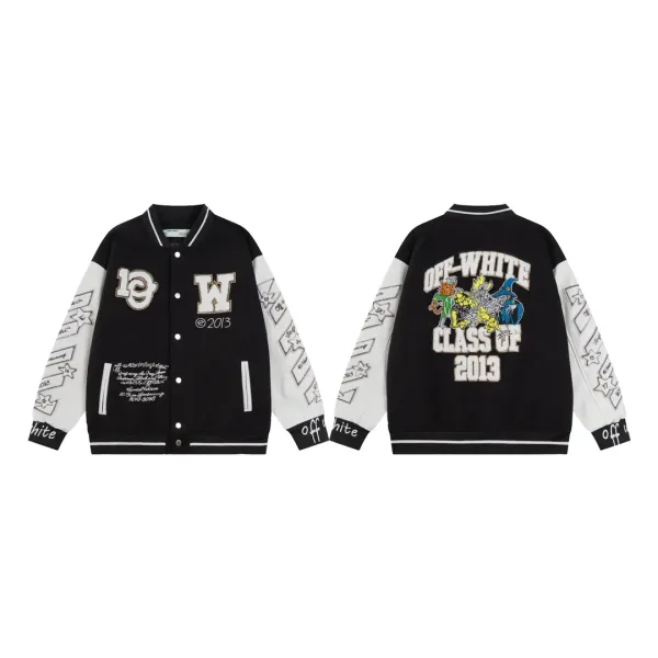 【OFF-WHITE  公式旗艦店】オフホワイト  野球着  ジャケット着ご好評に付き再入荷！241023
