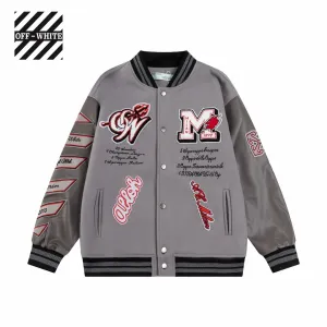 【OFF-WHITE  公式旗艦店】オフホワイト  野球着  ジャケット着ご好評に付き再入荷！241023