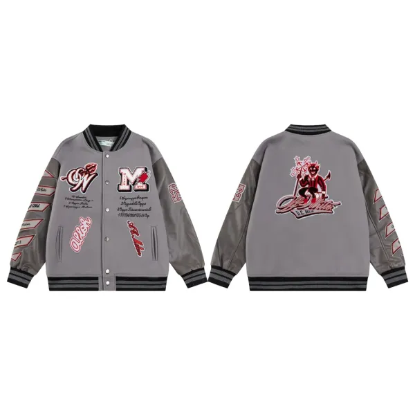 【OFF-WHITE  公式旗艦店】オフホワイト  野球着  ジャケット着ご好評に付き再入荷！241023