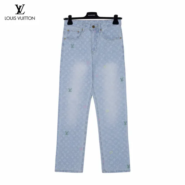LV【LOUIS VUITTON   公式旗艦店】 ルイヴィトン  ジーパン  ご好評に付き再入荷！ 241218