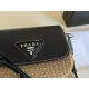 【PRADA  公式 旗艦店】プラダ  斜めがけバッグ 当日出荷 好評に付き再入荷！26*16CM 240719