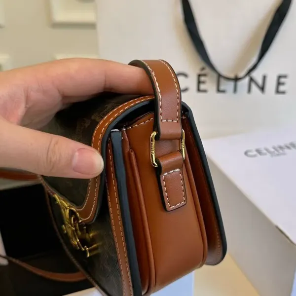 【CELINE 公式旗艦店】セリーヌ 斜めがけバッグ 当日出荷 好評に付き再入荷！18*16CM  1240723