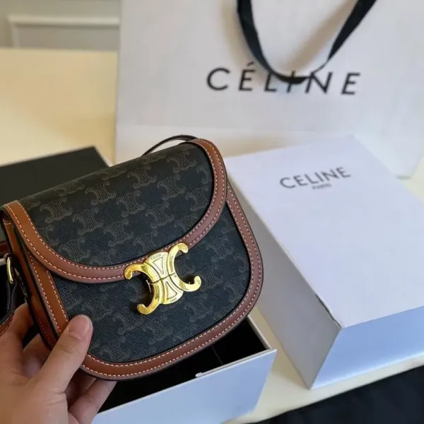 【CELINE 公式旗艦店】セリーヌ 斜めがけバッグ 当日出荷 好評に付き再入荷！18*16CM  1240723