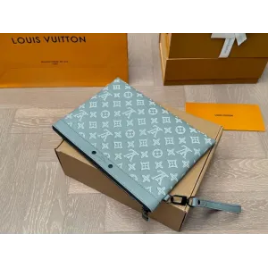 LV【LOUIS VUITTON  公式 旗艦店】 ルイヴィトン   クラッチバッグ 当日出荷 好評に付き再入荷！30*21CM  241101