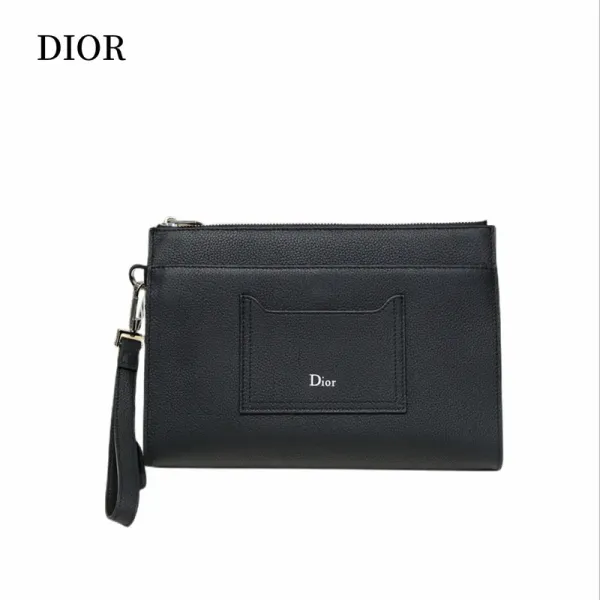 【DIOR  公式 旗艦店】ディオール   クラッチバッグ   当日出荷 好評に付き再入荷！  黒 28*19*6CM