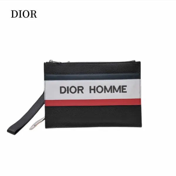【DIOR  公式 旗艦店】ディオール   クラッチバッグ   当日出荷 好評に付き再入荷！  黒 28*19*1CM