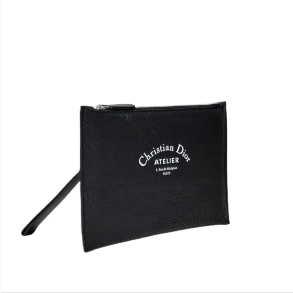 【DIOR  公式 旗艦店】ディオール   クラッチバッグ   当日出荷 好評に付き再入荷！  黒 28*18*1CM