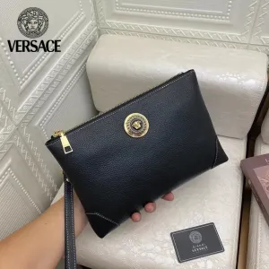 【VERSACE 公式旗艦店】ヴェルサーチ  クラッチバッグ    当日出荷 好評に付き再入荷！29*18CM