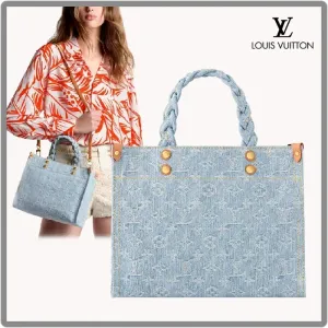 LV  24AW◆Louis Vuitton ルイヴィトン ◆Let Go PM バッグ モノグラム・デニム M24897  28 x 23 x 10.5 CM  240919