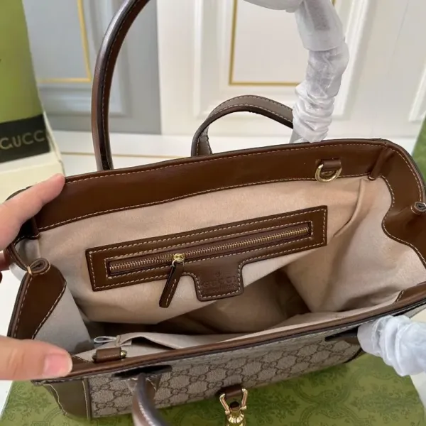 【GUCCI 公式旗艦店】グッチ ハンドバッグ 当日出荷 好評に付き再入荷！30*23CM  240724