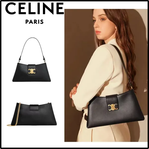新作CELINE セリーヌ アポリーヌミディアムモデルソフトカーフスキンバッグ 31 x 22 x 15 cm