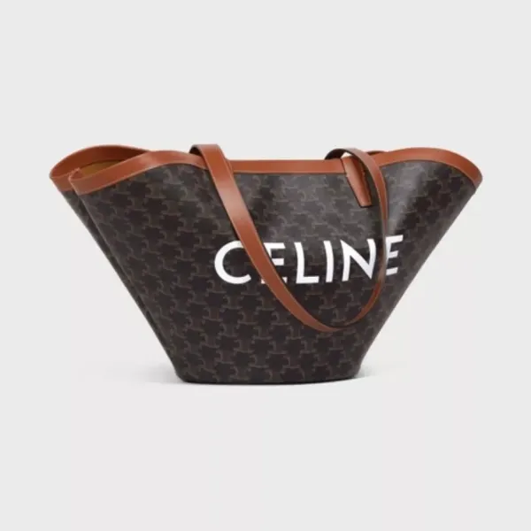 【CELINE】セリーヌ ミディアムバシネットバッグ トリオンフ ブラック 58.0cm X 27.0cm X 17.0cm