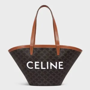 【CELINE】セリーヌ ミディアムバシネットバッグ トリオンフ  ブラック 58.0cm X 27.0cm X 17.0cm