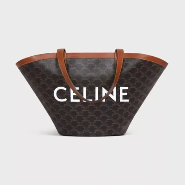 【CELINE】セリーヌ ミディアムバシネットバッグ トリオンフ  ブラック 58.0cm X 27.0cm X 17.0cm