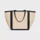 【CELINE】セリーヌ 22年春夏新作 カバ ラージスクエア キャンバス トートバッグ 27 X 31 X 25 CM