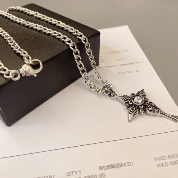 【CHROME HEARTS】ネックレス、新しいネックレス万能シンプルファッションオーナメント  241014
