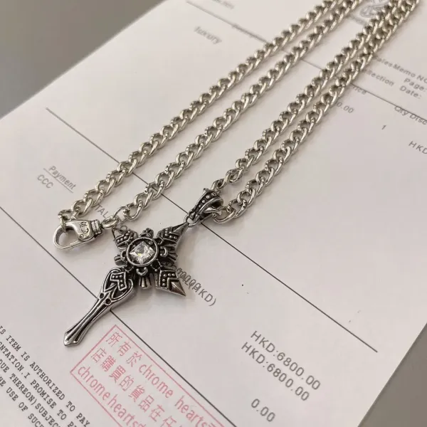 【CHROME HEARTS】ネックレス、新しいネックレス万能シンプルファッションオーナメント  241014