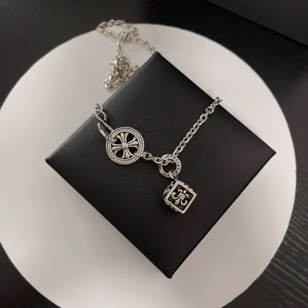 【CHROME HEARTS】ネックレス、新しいネックレス万能シンプルファッションオーナメント240812