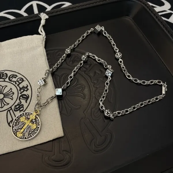 【CHROME HEARTS】ネックレス、新しいネックレス万能シンプルファッションオーナメント 240727