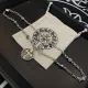 【CHROME HEARTS】ネックレス、新しいネックレス万能シンプルファッションオーナメント 240727