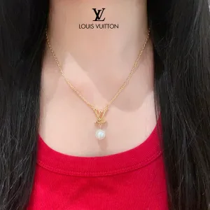 LV【LOUIS VUITTON】ネックレス、新しいネックレス万能シンプルファッションオーナメント 250301