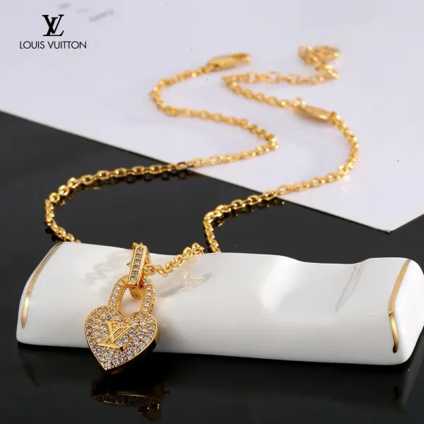 LV【LOUIS VUITTON】ネックレス、新しいネックレス万能シンプルファッションオーナメント 250301