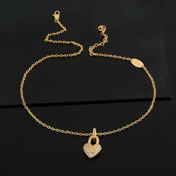 LV【LOUIS VUITTON】ネックレス、新しいネックレス万能シンプルファッションオーナメント 250301