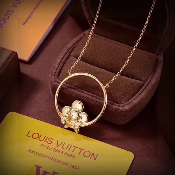 LV【LOUIS VUITTON】ネックレス、新しいネックレス万能シンプルファッションオーナメント 250301