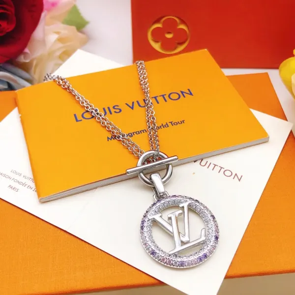 LV【LOUIS VUITTON】ネックレス、新しいネックレス万能シンプルファッションオーナメント 250301