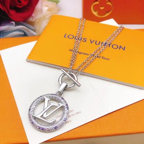 LV【LOUIS VUITTON】ネックレス、新しいネックレス万能シンプルファッションオーナメント 250301