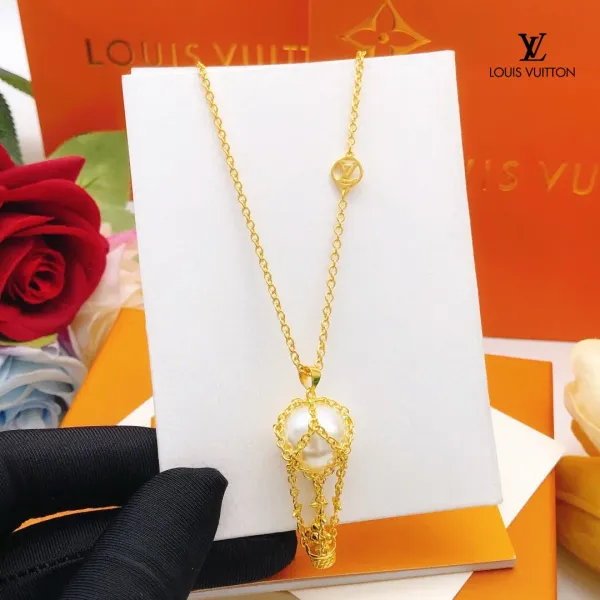 LV【LOUIS VUITTON】ネックレス、新しいネックレス万能シンプルファッションオーナメント 250301