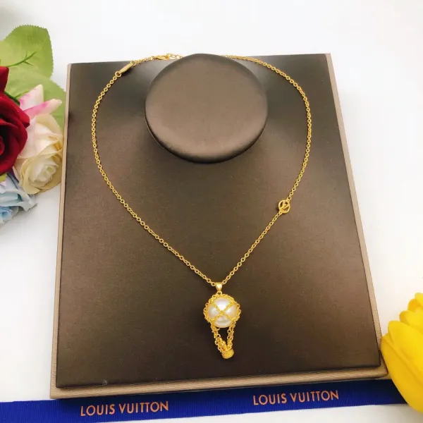 LV【LOUIS VUITTON】ネックレス、新しいネックレス万能シンプルファッションオーナメント 250301