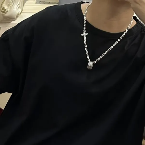 LV 【LOUIS VUITTON】ネックレス、新しいネックレス万能シンプルファッションオーナメント241015