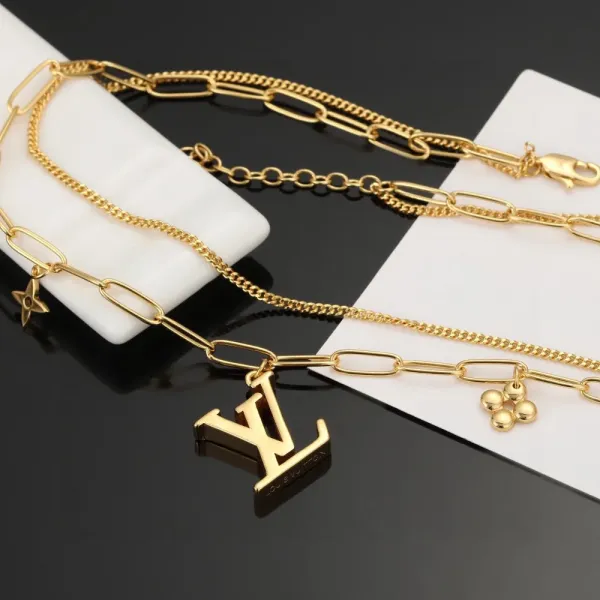 【LOUIS VUITTON】ネックレス、新しいネックレス万能シンプルファッションオーナメント 240813