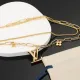 【LOUIS VUITTON】ネックレス、新しいネックレス万能シンプルファッションオーナメント 240813