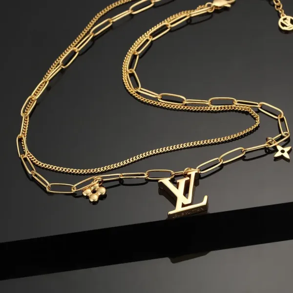 【LOUIS VUITTON】ネックレス、新しいネックレス万能シンプルファッションオーナメント 240813