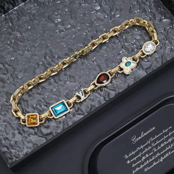 【LOUIS VUITTON】ネックレス、新しいネックレス万能シンプルファッションオーナメント 240728
