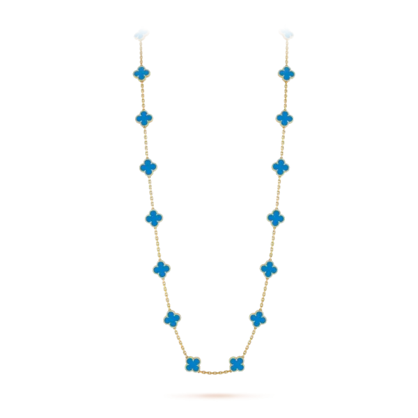 【Vancleef & Arpels】 ヴィンテージ アルハンブラ ロングネックレス、20 モチーフ