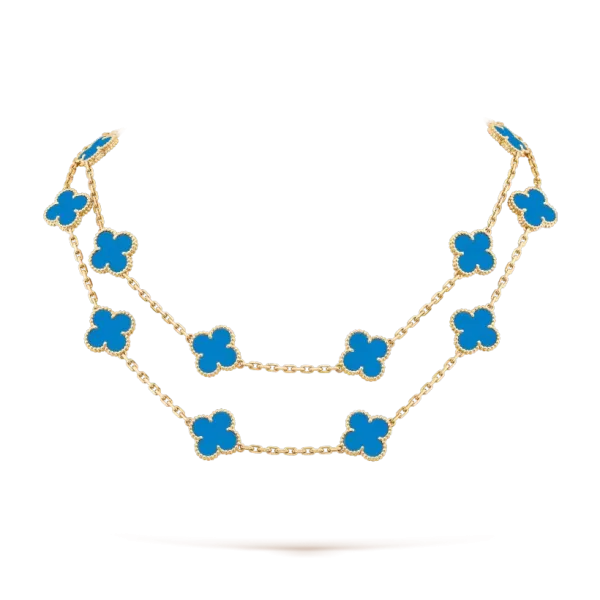 【Vancleef & Arpels】 ヴィンテージ アルハンブラ ロングネックレス、20 モチーフ