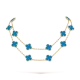 【Vancleef & Arpels】 ヴィンテージ アルハンブラ ロングネックレス、20 モチーフ