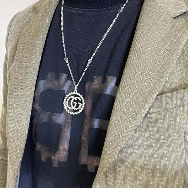 【GUCCI】ネックレス、新しいネックレス万能シンプルファッションオーナメント241015