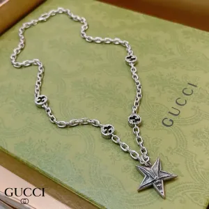 【GUCCI】ネックレス、新しいネックレス万能シンプルファッションオーナメント 240815