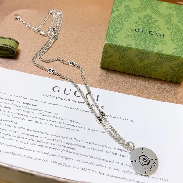 【GUCCI】ネックレス、新しいネックレス万能シンプルファッションオーナメント
