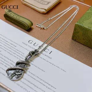 【GUCCI】ネックレス、新しいネックレス万能シンプルファッションオーナメント